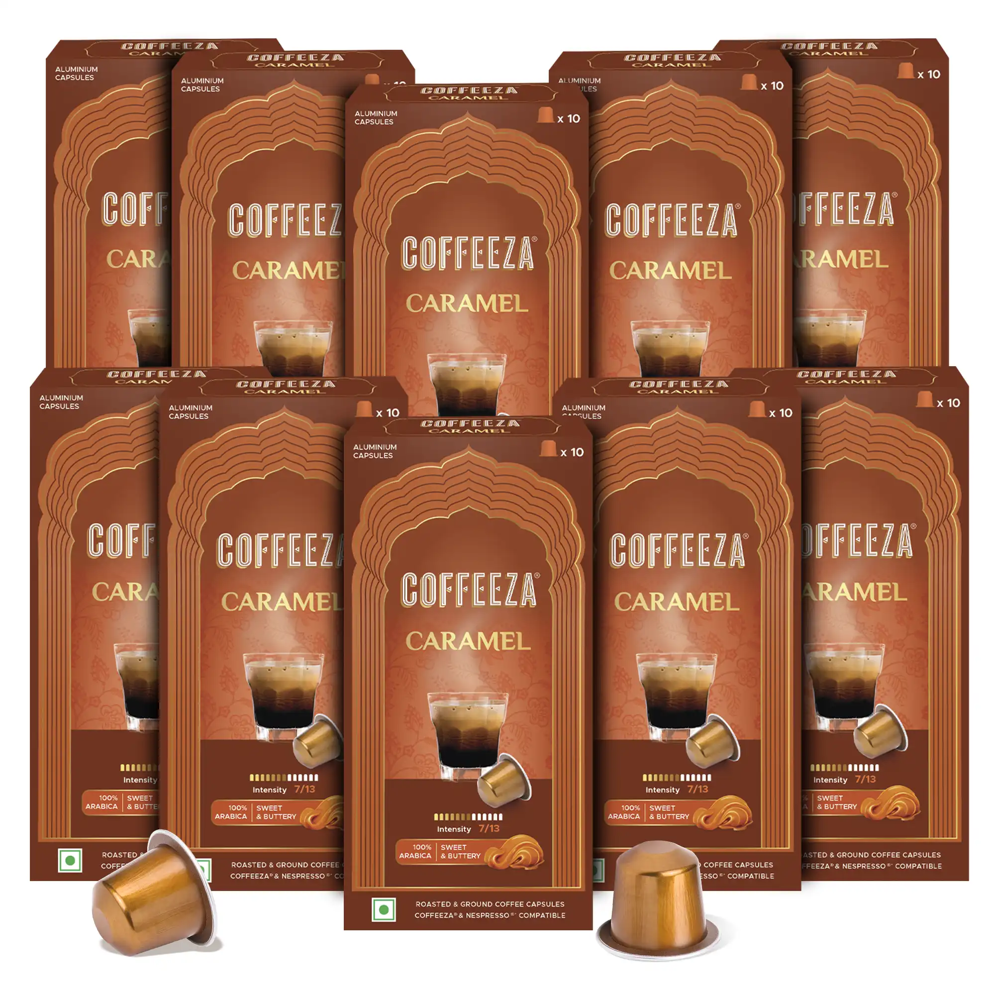 Caramel 100% Arabica Flavoured Aluminium Coffee Capsules - Image 11