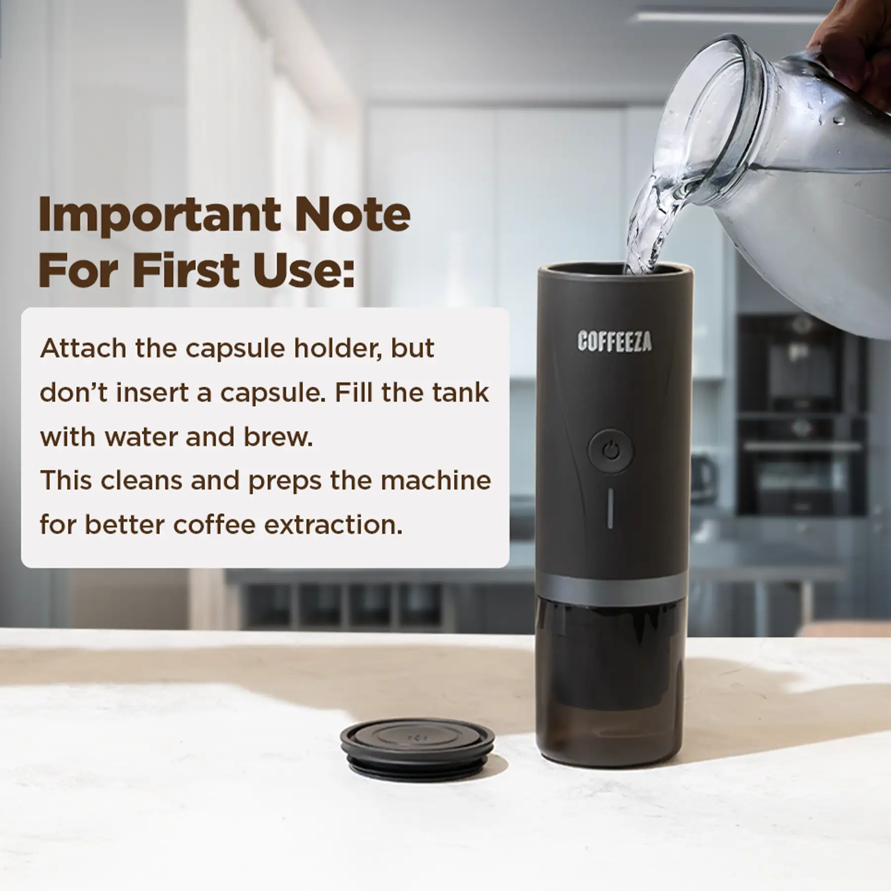 Finero Mini Portable Coffee Machine + 10 FREE Coffee Capsules + 1 Year Membership Benefits - Image 10