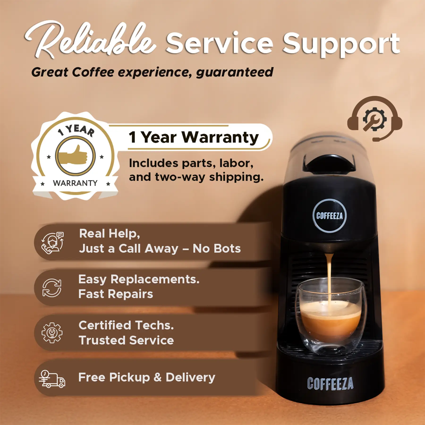 Finero Next Coffee Machine + 10 FREE Coffee Capsules + 1 Year Membership Benefits - Image 7