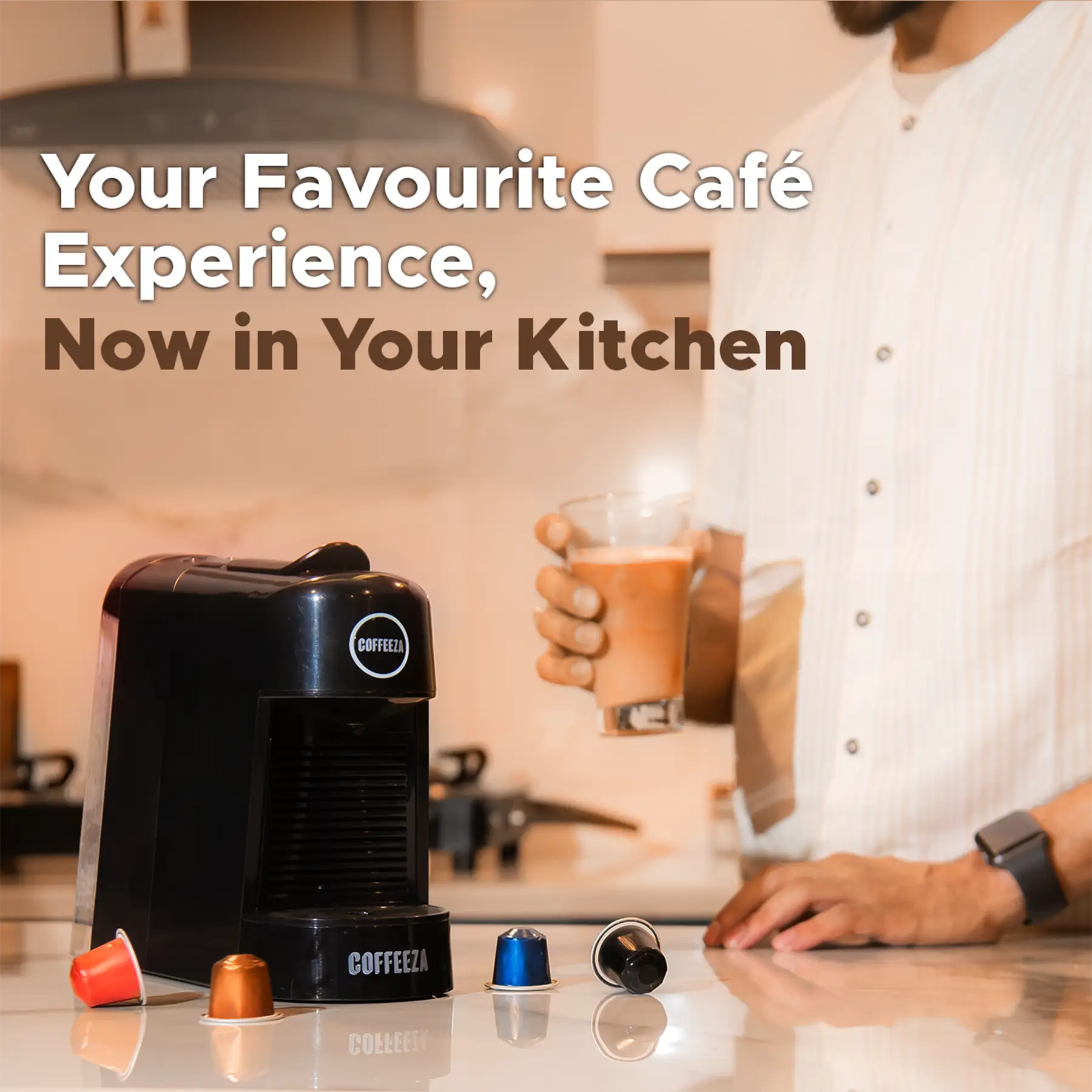 Finero Next Coffee Machine + 10 FREE Coffee Capsules + 1 Year Membership Benefits - Image 4