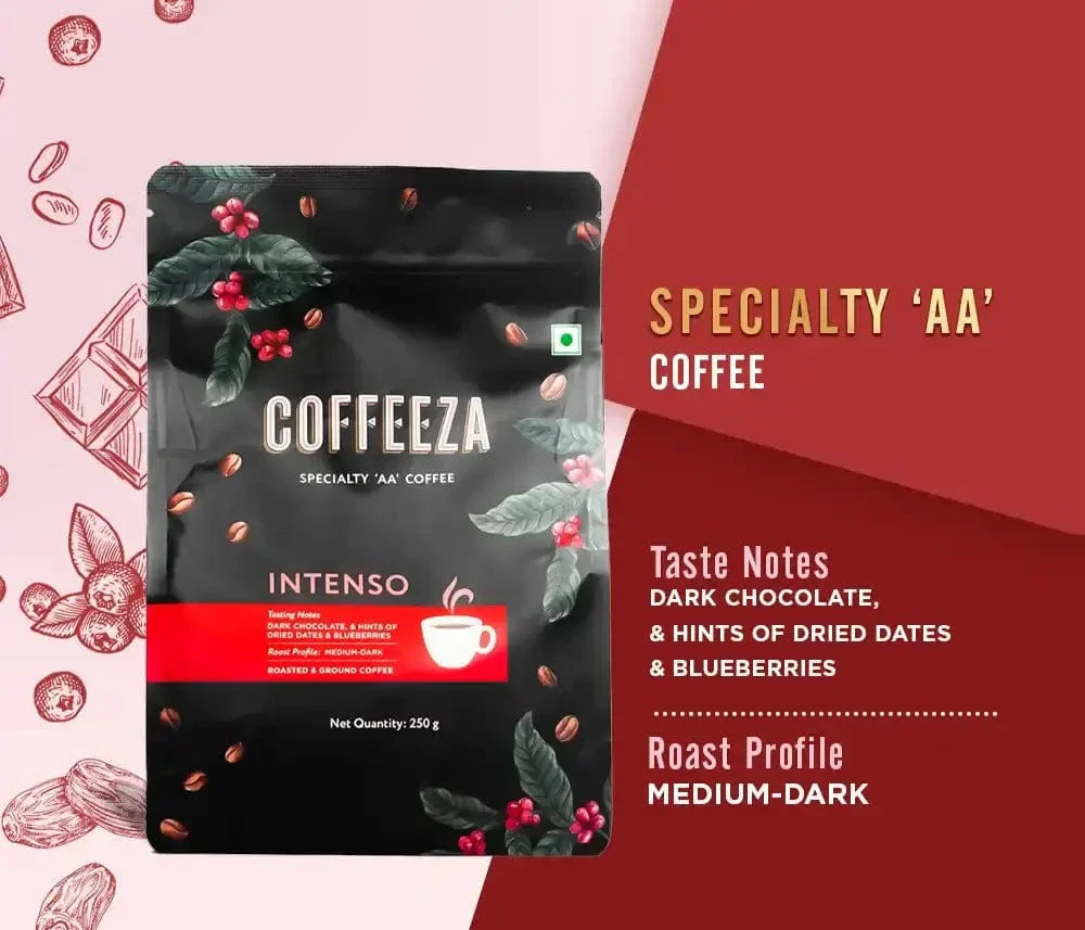 Aromatic Indulgence - "AA" Specialty Ground Coffee - Pack of 5 (250gm X5) - Image 6