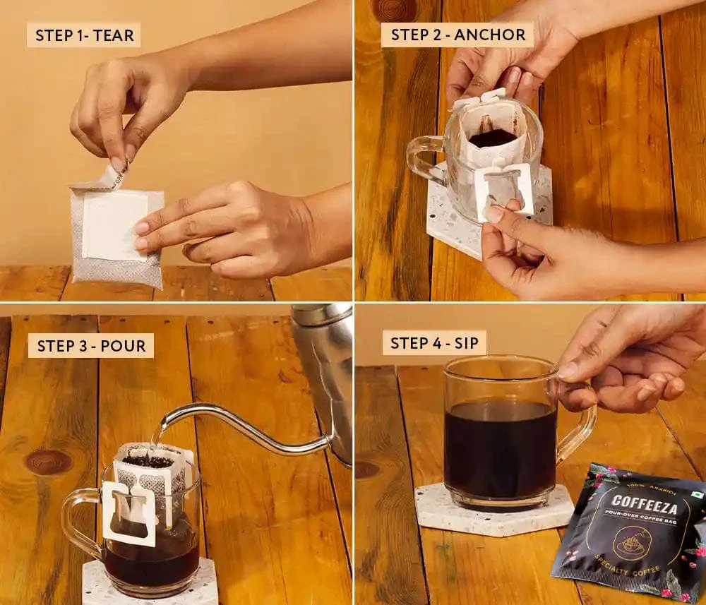 Hazelnut Flavoured - 100% AA Arabica Pour-Over Coffee Bags - Image 5