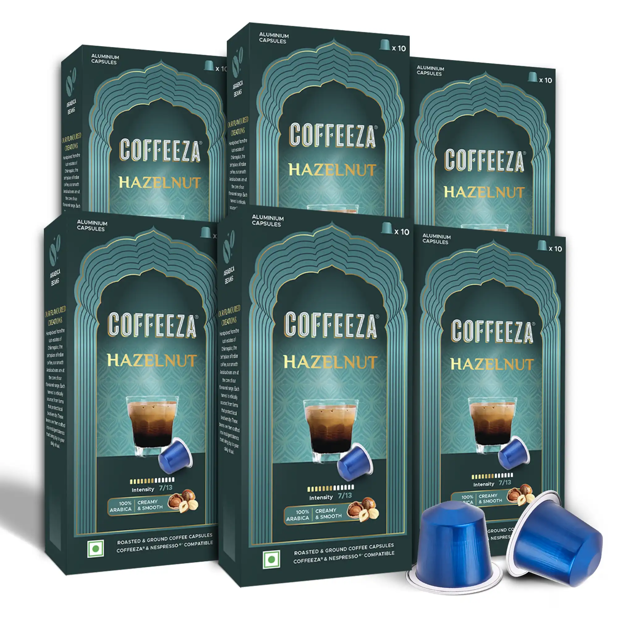 Hazelnut  100% Arabica Flavoured Aluminium Coffee Capsules - Image 10